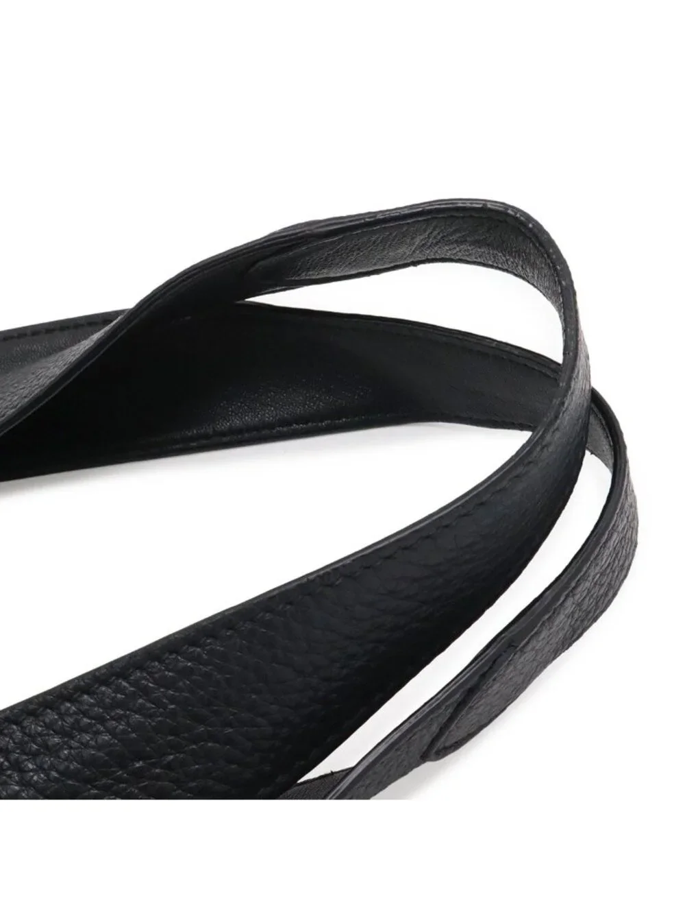 Prada Tote Shoulder Bag Vitello Daino Soft Leather Nero Black Silver Domestic